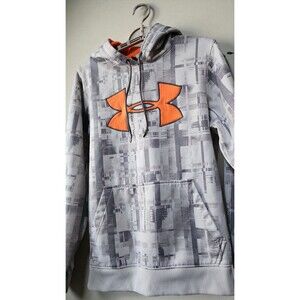 Under Armour Hoodie Women's Small Logo Pullover Loose Fit Nice D25 Soft Warm